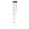 Z-Lite Farrell 5 Light Chandelier, 12in. W x 11in. H, Matte Black 3043P6-5R-MB - alternate 8